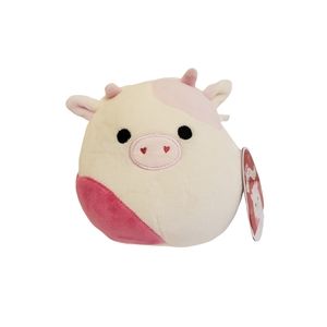 Caedyn the Cow 5" Squishmallow Plush NWT Valentine's Day Pink